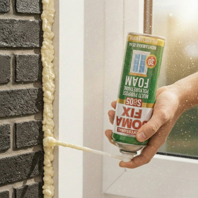 Expanding Foam - Multipurpose Polyurethane Foam Filler for Doors, Pipes ...