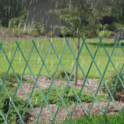 Expanding Garden Trellis Plastic Green - 3