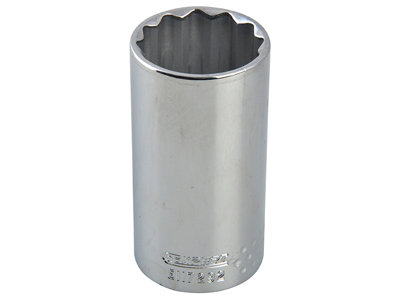 Expert - Bi-Hexagon Deep Socket 1/2in Drive 15mm