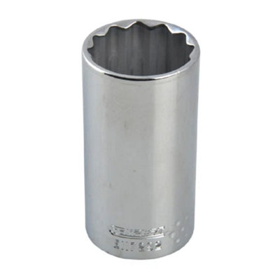 Expert Bi-Hexagon Deep Socket 1/2in Drive 23mm