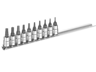 Expert E030703 Socket Set of 10 TORX 1/4in Drive BRIE030703B