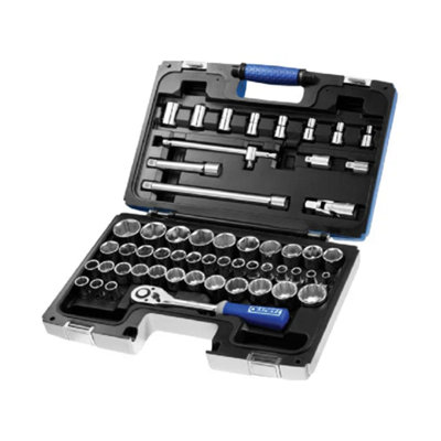 Expert E032909 Socket & Accessory Set of 55 A/F & Metric 1/2in Drive BRIE032909B