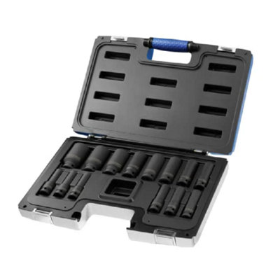 Expert E041602 Deep Impact Socket Set of 14 1/2in Drive BRIE041602B
