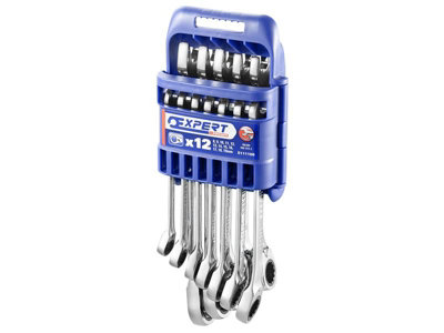 Expert E111106 Ratchet Combination Spanner Set, 12 Piece BRIE111106B