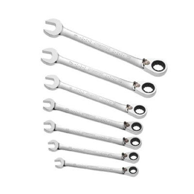 Expert E111107 Ratchet Combination Spanner Set, 7 Piece BRIE111107B