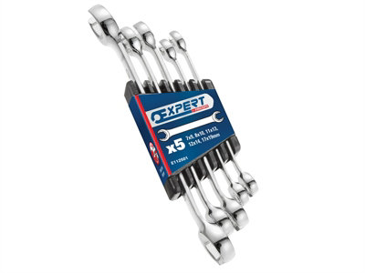 Expert E112501 Flare Nut Wrench Set, 5 Piece BRIE112501B