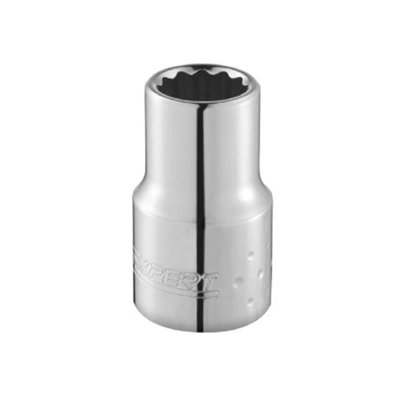 Expert E113746 Bi-Hexagon Socket 12 Point Regular 1/4in Drive 3/8in BRIE113746B