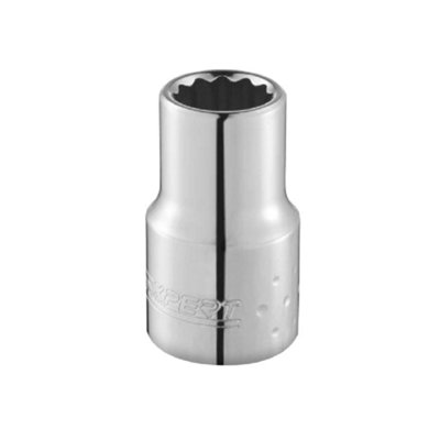 Expert E113748 Bi-Hexagon Socket 12 Point Regular 1/4in Drive 7/16in BRIE113748B