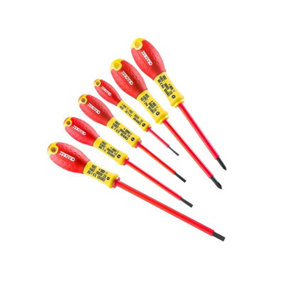 Expert E160910 Insulated Screwdriver Set, 6 Piece BRIE160910B