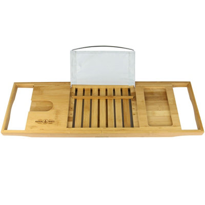 Extendable Bamboo Bathtub Caddy - M&W - 4