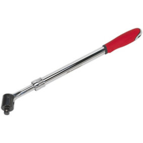 Extendable Breaker Pull Bar - 1/2" Sq Drive Knuckle - 450 to 600mm - Soft Grip