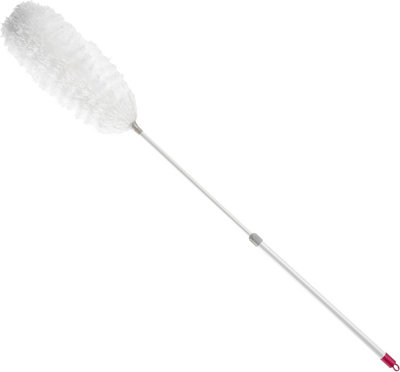 Extendable Feather Duster Microfibre Fluffy Duster with Telescopic Pole ...