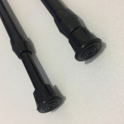 Extendable Spring Rods Loaded Telescopic Net Voile Tension Curtain Rail ...