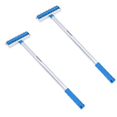 Extendable Wallpaper Roller Scorer Perforator Spike Extension 2pc DIY