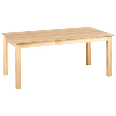 Extending Dining Table MADURA Light Ash Wood 180/280 cm 100 cm