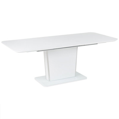 Extending Dining Table SUNDS White 160/200 cm 90 cm