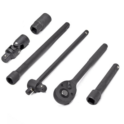 Extension Bar Metal Case Ratchet Wrench Socket Set