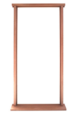 Exterior Premium Hardwood Door Frame 6.6 x 2.6ft Includes Seals DIY