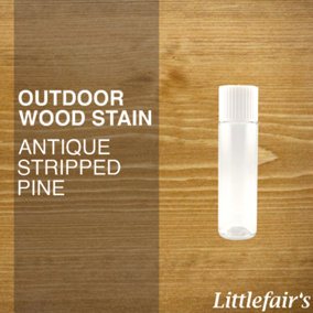 Exterior Wood Dye - Antique Stripped Pine 15ml Tester Pot - Littlefair's