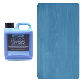 Exterior Wood Dye - Beach Hut Blue 1ltr - Littlefair's