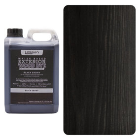 Exterior Wood Dye - Black Ebony 2.5ltr - Littlefair's