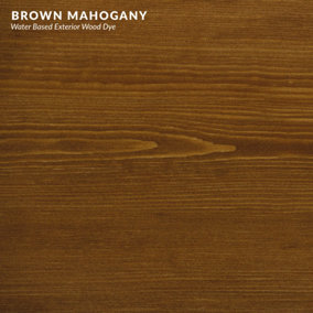 Exterior Wood Dye - Brown Mahogany 15ml Tester Pot - Littlefair's