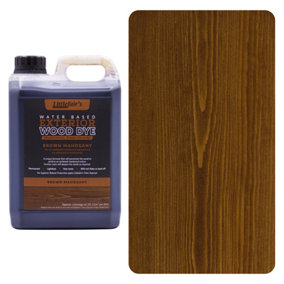 Exterior Wood Dye - Brown Mahogany 2.5ltr - Littlefair's