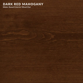 Exterior Wood Dye - Dark Red Mahogany 15ml Tester Pot - Littlefair's
