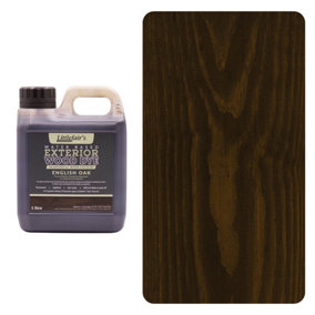 Exterior Wood Dye - English Oak 1ltr - Littlefair's