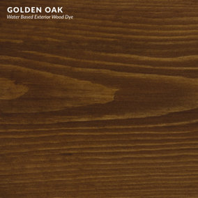 Exterior Wood Dye - Golden Oak 15ml Tester Pot - Littlefair's