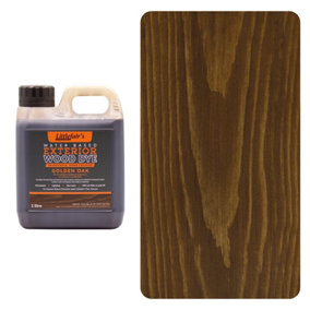 Exterior Wood Dye - Golden Oak 1ltr - Littlefair's