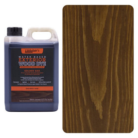 Exterior Wood Dye - Golden Oak 2.5ltr - Littlefair's