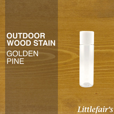 Exterior Wood Dye - Golden Pine 15ml Tester Pot - Littlefair's