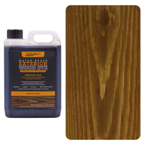 Exterior Wood Dye - Medium Oak 2.5ltr - Littlefair's