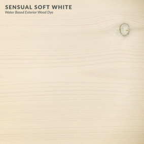 Exterior Wood Dye - Sensual Soft White 15ml Tester Pot - Littlefair's