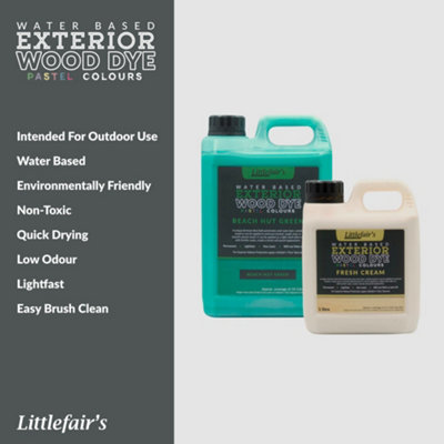 Exterior Wood Dye - Sensual Soft White 15ml Tester Pot - Littlefair's