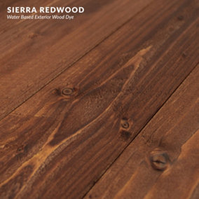 Exterior Wood Dye - Sierra Redwood 15ml Tester Pot - Littlefair's