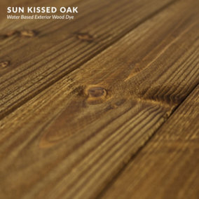 Exterior Wood Dye - Sun Kissed Oak 15ml Tester Pot - Littlefair's