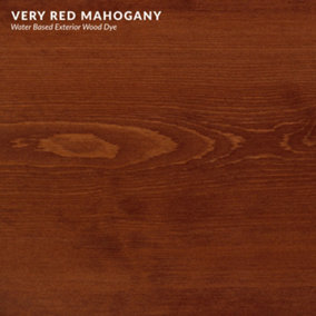 Exterior Wood Dye - Very Red Mahogany 15ml Tester Pot - Littlefair's