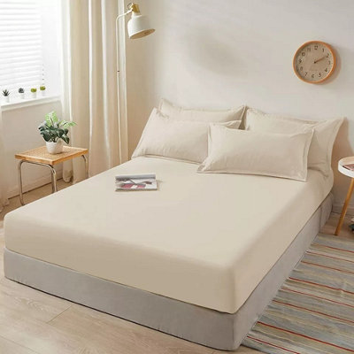 Extra Deep 40CM Fitted Sheets Single Double King Super King Size Fitted Bed Sheets