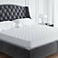 Extra Deep Anti Allergy Quilted Mattress Protector Fitted Bed Sheet Cover Topper Double