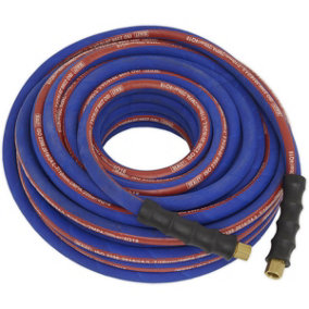 Extra Heavy Duty Air Hose with 1/4 Inch BSP Unions - 20 Metre Length - 10mm Bore
