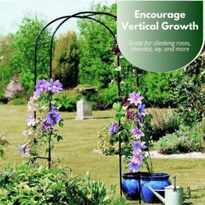 Extra Large 2M Arch Trellis For Climbing Plants Heavy Duty Garden ...