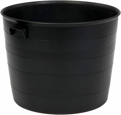 Extra Large 50cm Barrel Tub Planter. Blacksmith Planter Flower Plant Pot 98 L
