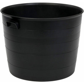 Extra Large 50cm Barrel Tub Planter. Blacksmith Planter Flower Plant Pot 98 L