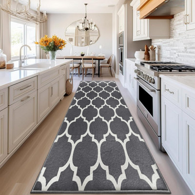 Extra Large Area Printed Rug Hallway Lobby Runner Kitchen Floor Carpet ...