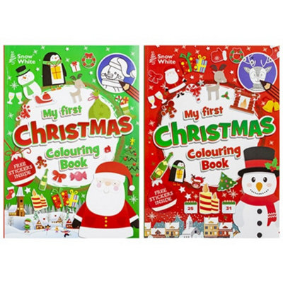 Extra Large Christmas Colouring Book