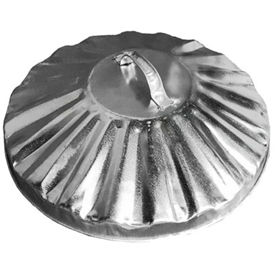 Extra Large Galvanised Bin Retro  Style Bin - 130L Steel Bin - 4