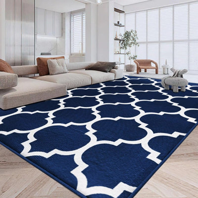 Extra Large Printed Rugs Non Slip Living Room Bedroom Indoor Outdoor ...