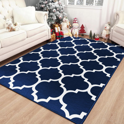 Extra Large Printed Rugs Non Slip Living Room Bedroom Indoor Outdoor ...